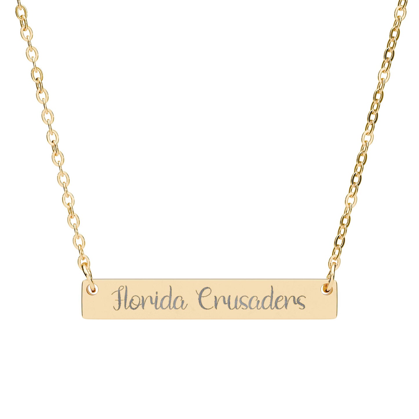 Florida Crusaders Horizontal Bar Necklace