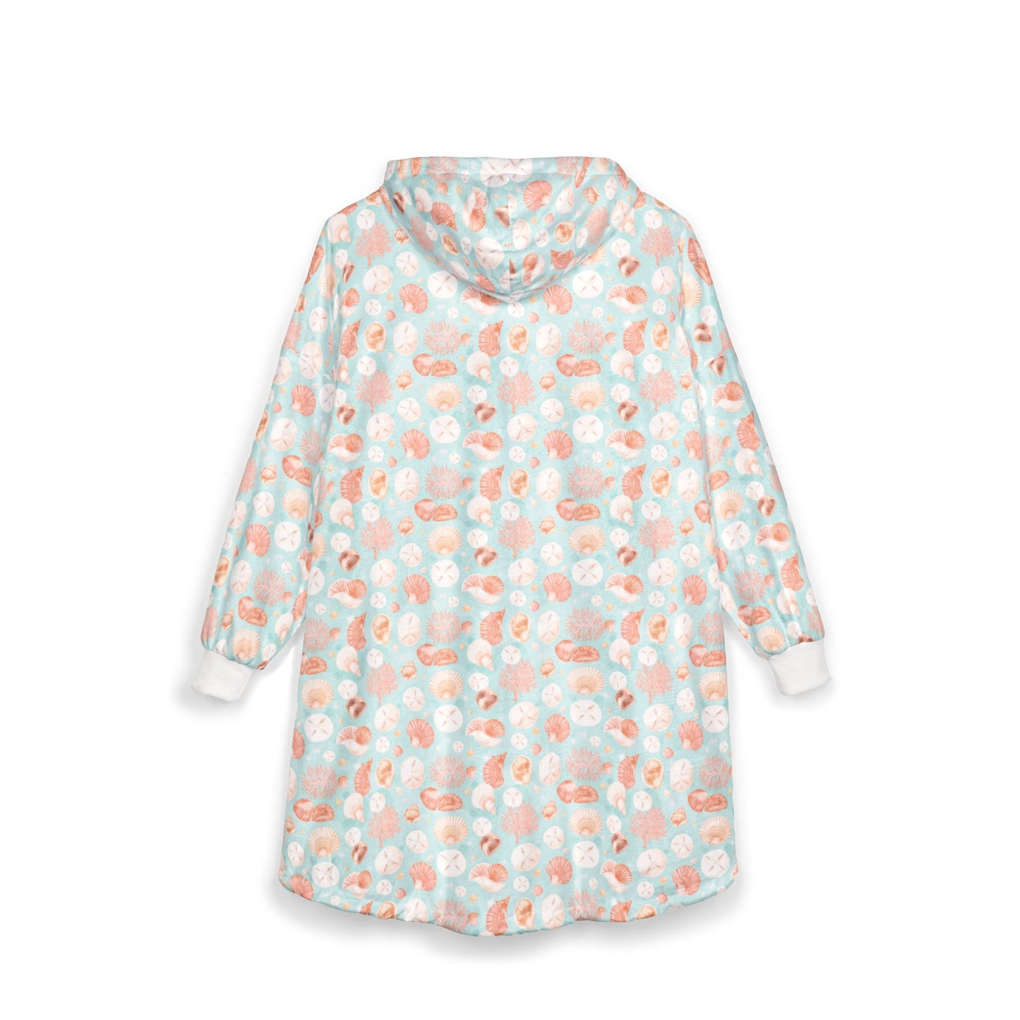 Seafoam Serenade Hooded Blanket