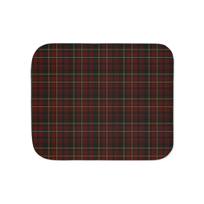 Holiday Heirloom Tartan Sherpa Throw Blanket