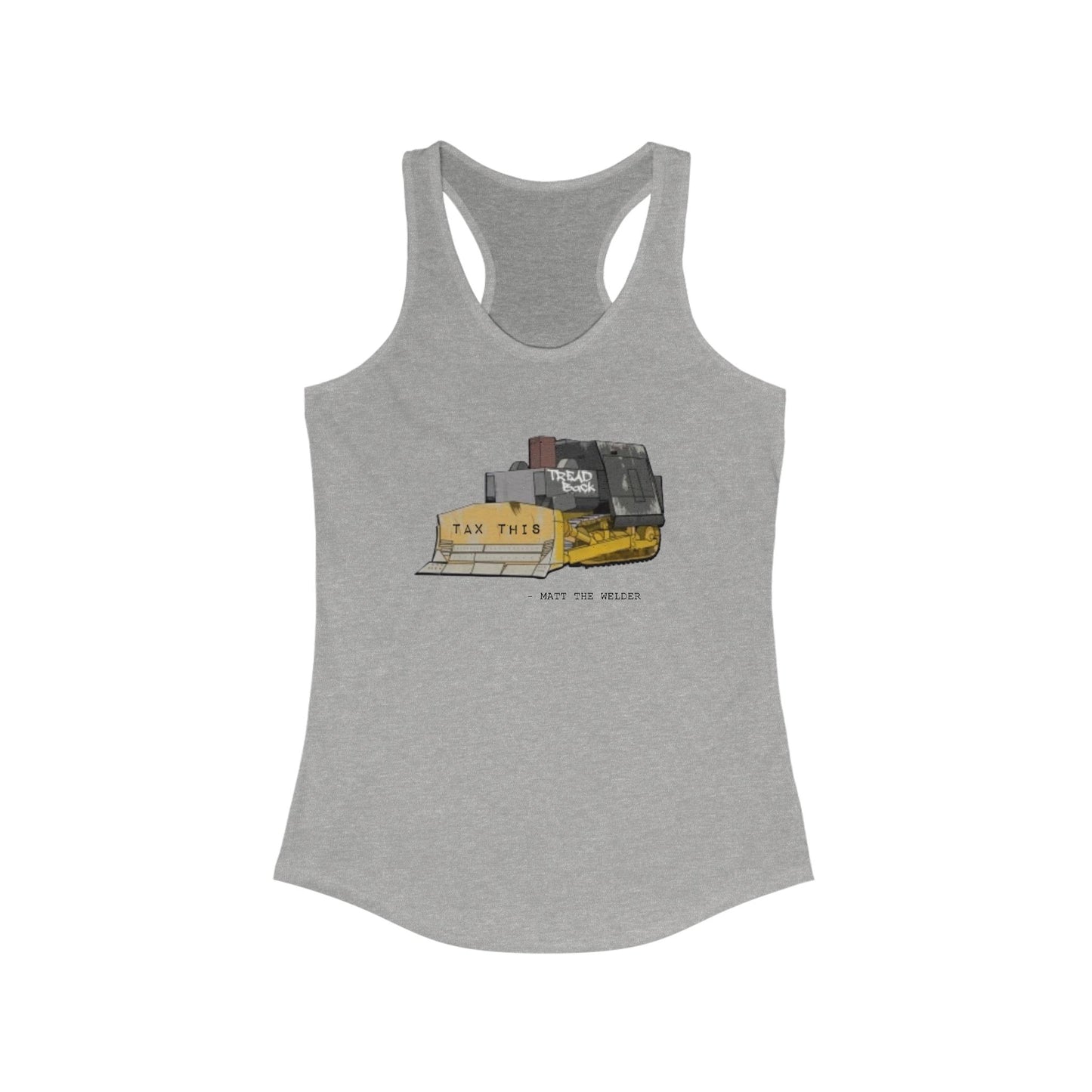 Tread Back Racerback Tank