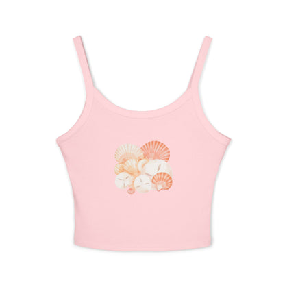 Seafoam Serenade Cropped Lounge Tank