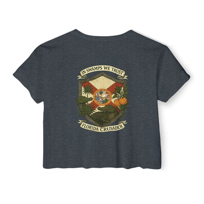 🛡️ Florida Crusader Crop Tee