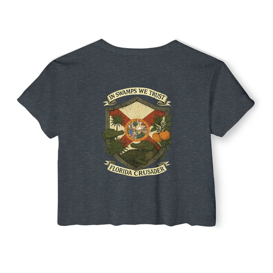 🛡️ Florida Crusader Crop Tee