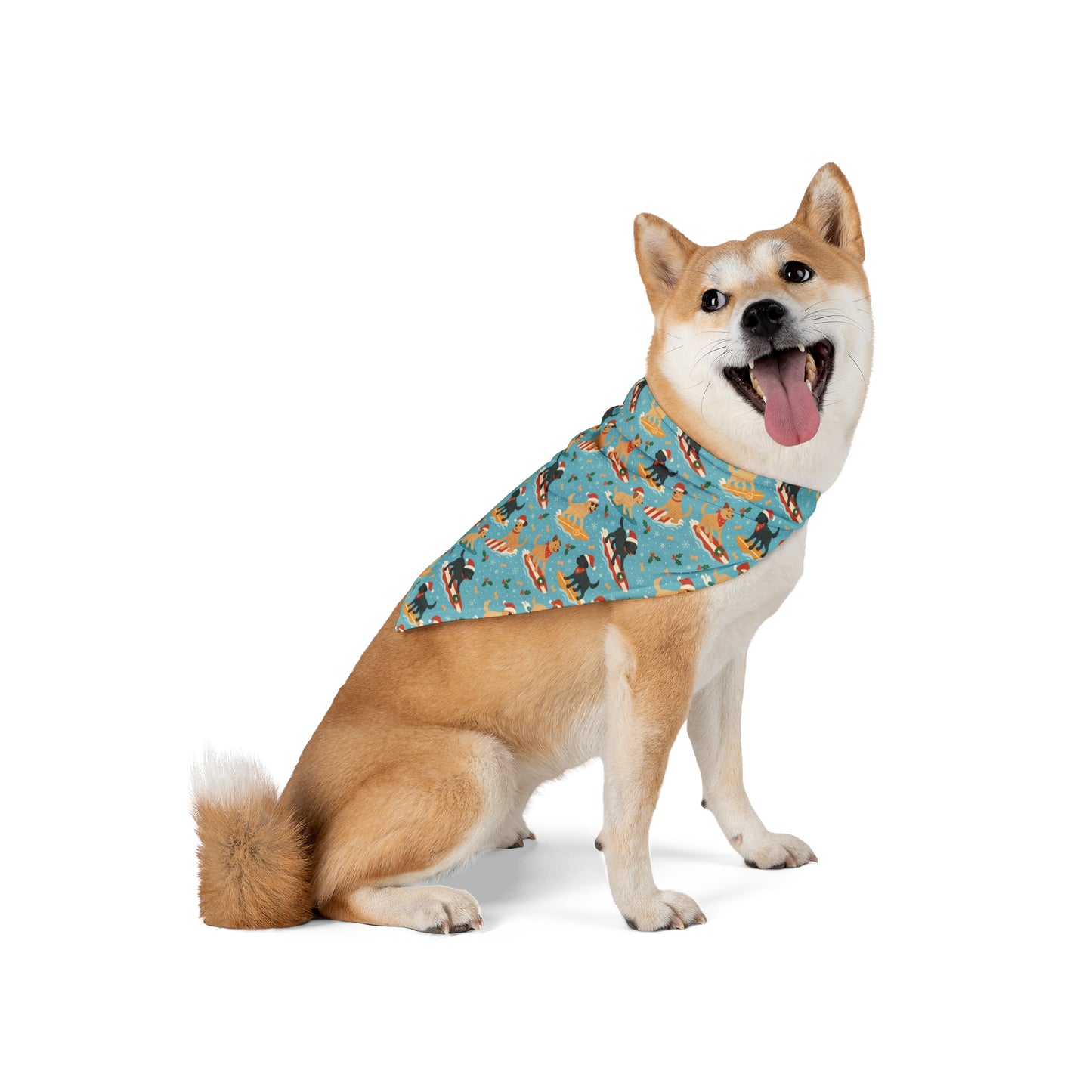 Surfin' Santa Paws Pet Bandana