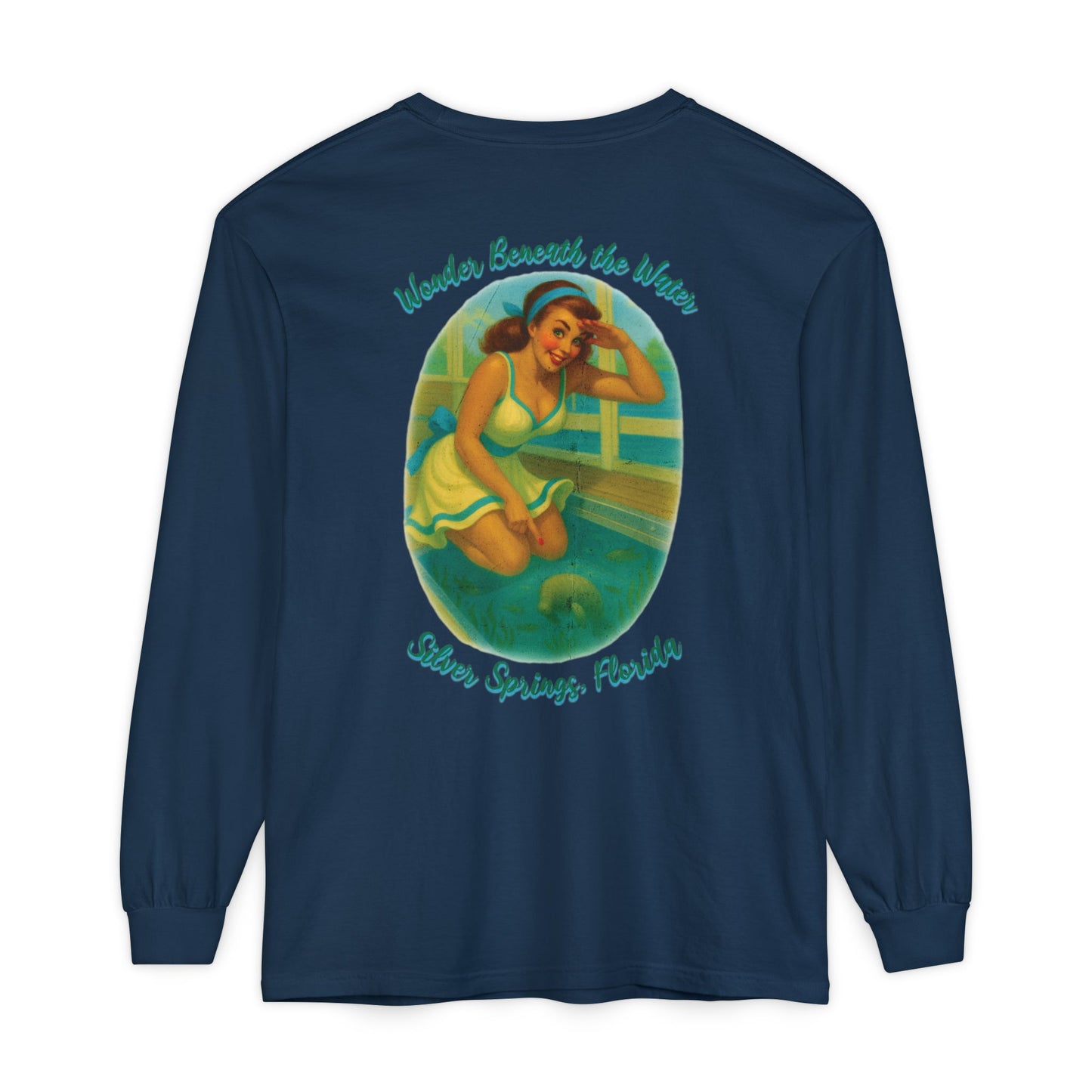 Wonder Beneath the Water Long Sleeve Tee🐊✨