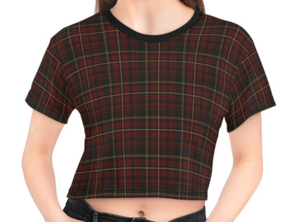 Holiday Heirloom Tartan Cropped Lounge Tee