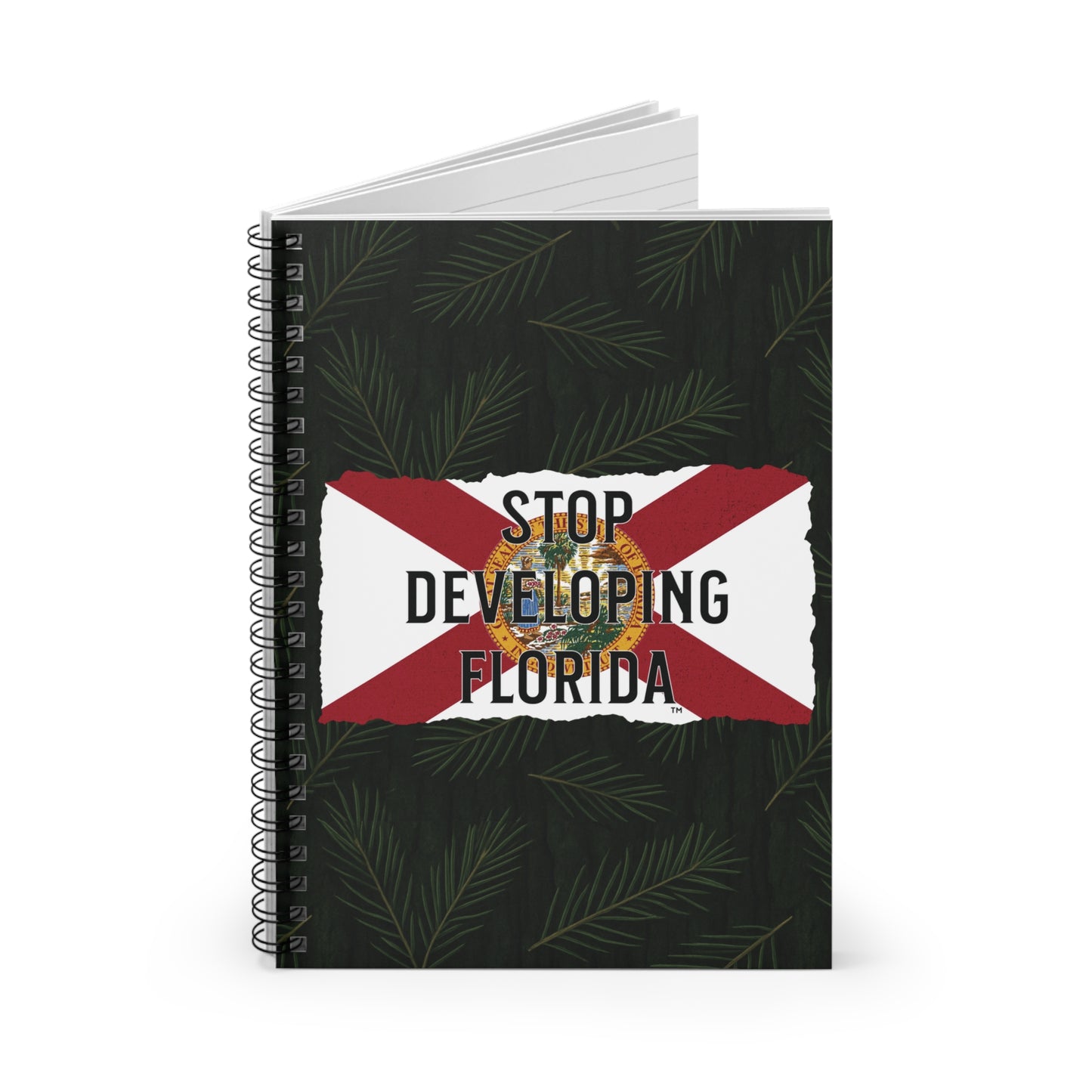 Stop Developing Florida Spiral Notebook
