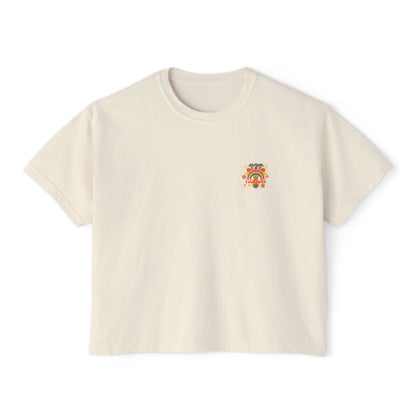 Hello Sunshine Cropped Boxy Tee