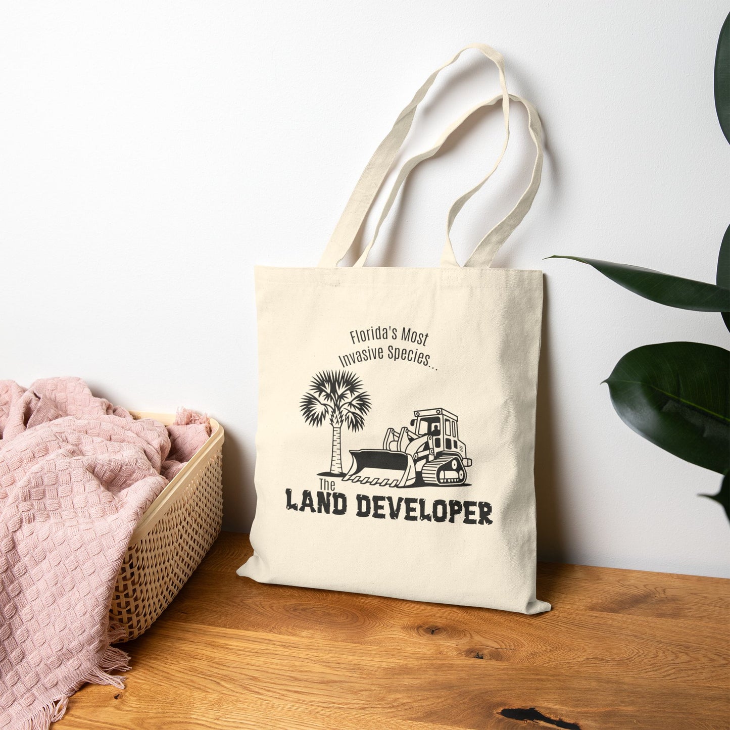 Florida's Most Invasive Species Eco Cotton Canvas Tote