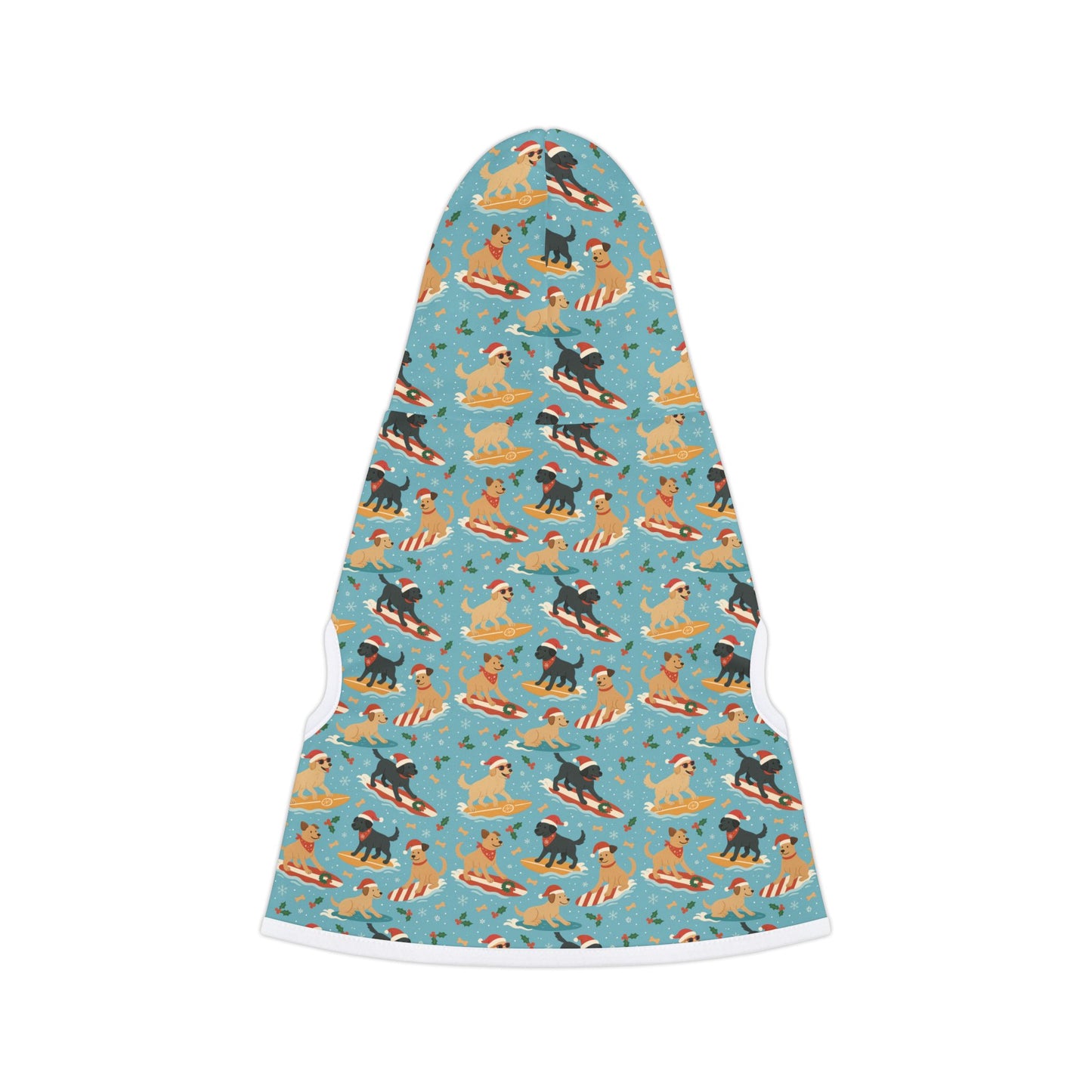 Surfin' Santa Paws Pet Hoodie