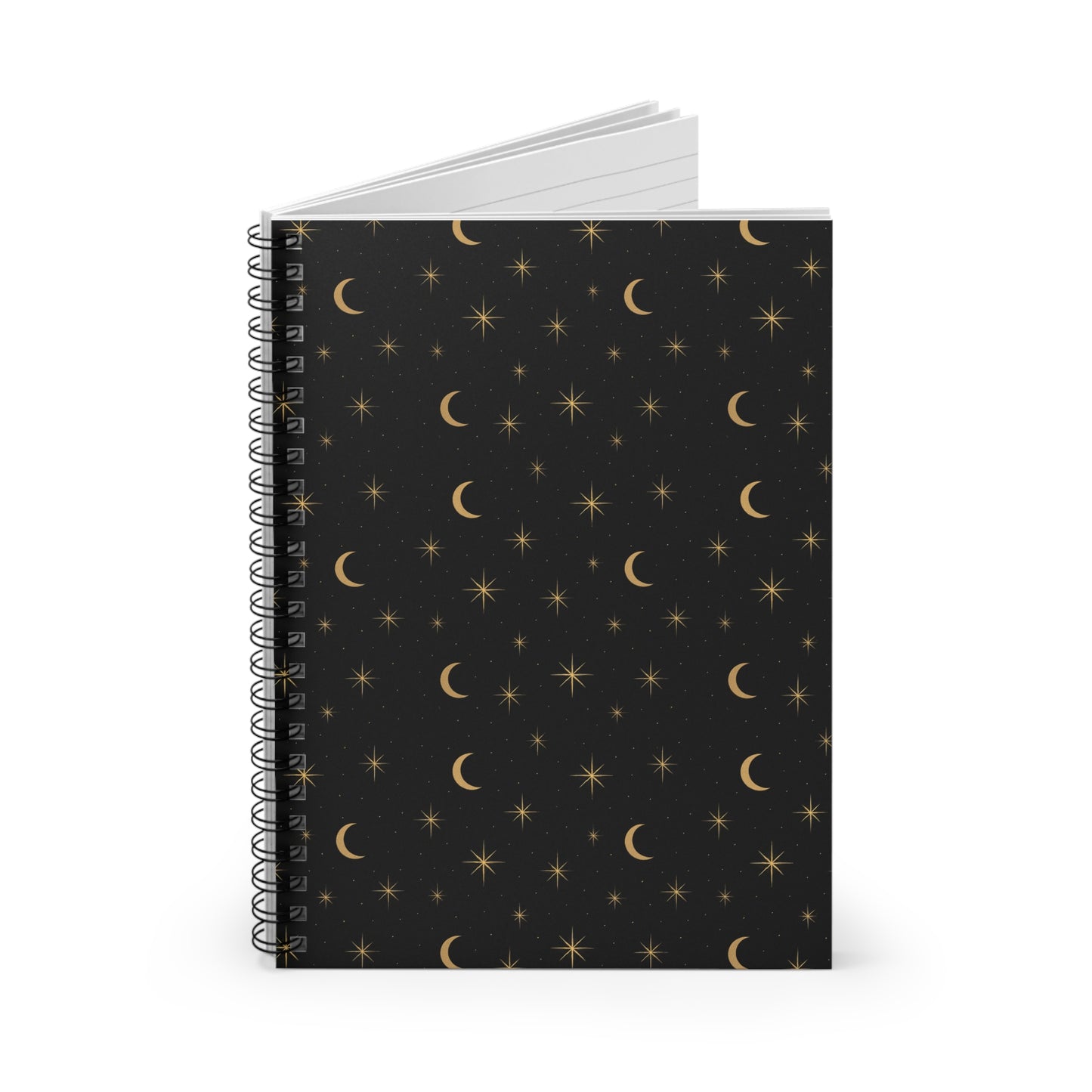Midnight Stardust Spiral Notebook