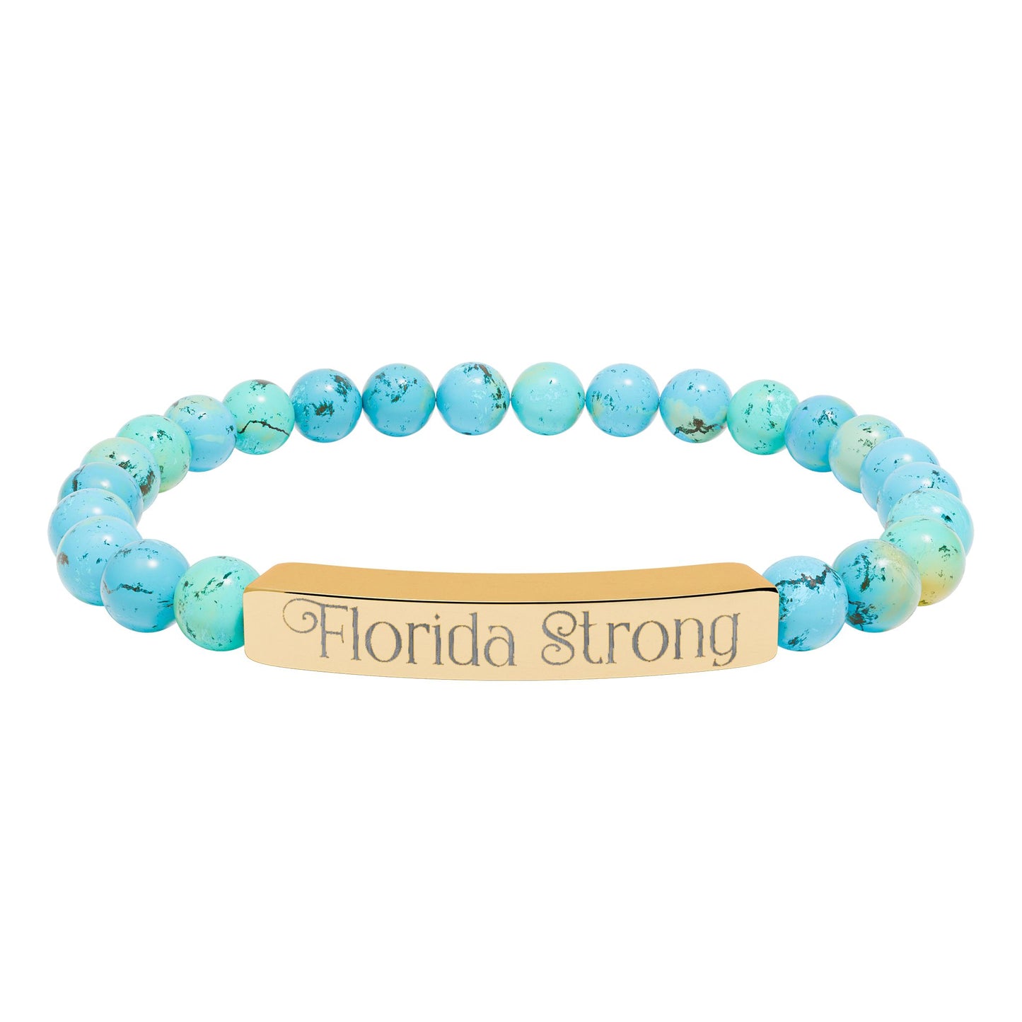 Florida Strong Natural Stone Bracelet
