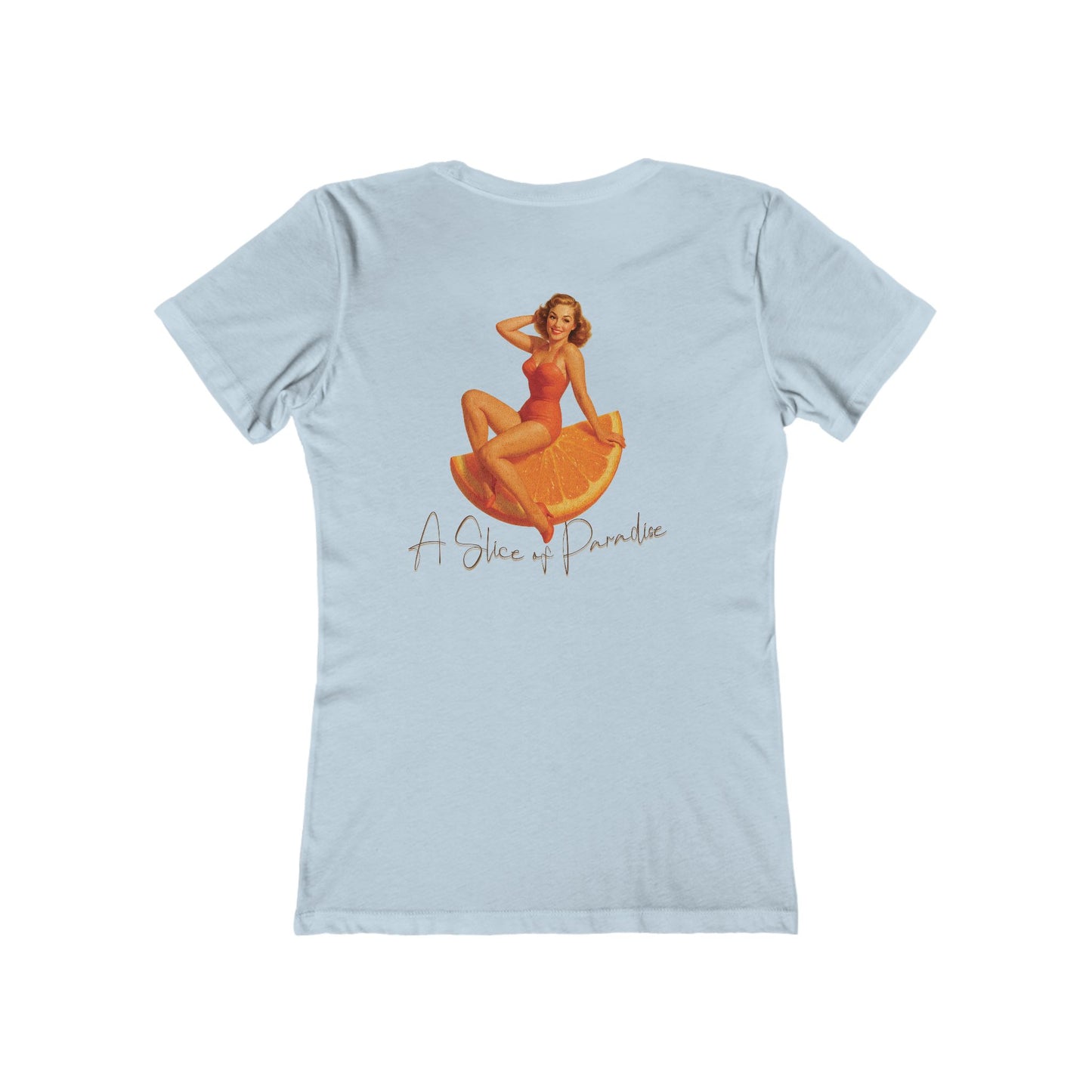 A Slice of Paradise Feminine-Fit Tee🌞🍊
