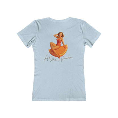 A Slice of Paradise Feminine-Fit Tee🌞🍊