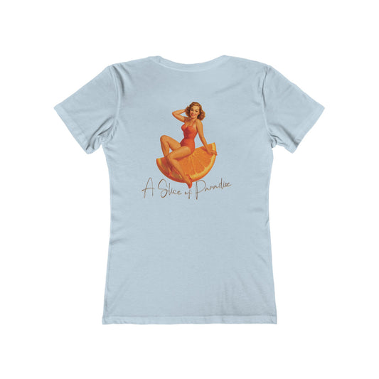 A Slice of Paradise Feminine-Fit Tee🌞🍊