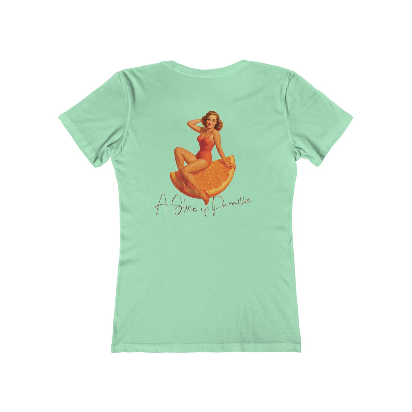 A Slice of Paradise Feminine-Fit Tee🌞🍊