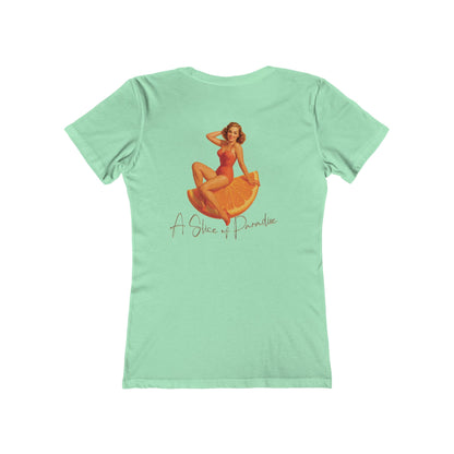 A Slice of Paradise Feminine-Fit Tee🌞🍊