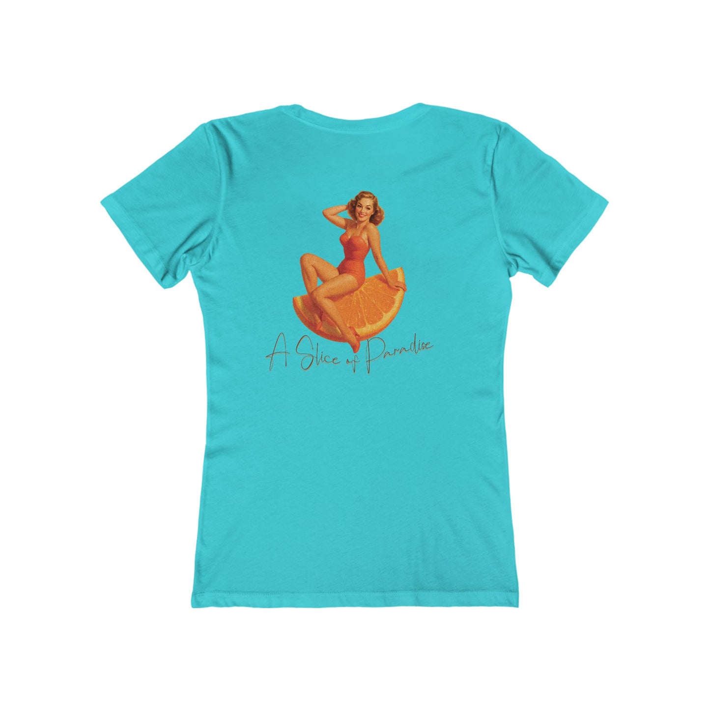 A Slice of Paradise Feminine-Fit Tee🌞🍊