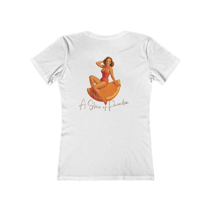 A Slice of Paradise Feminine-Fit Tee🌞🍊