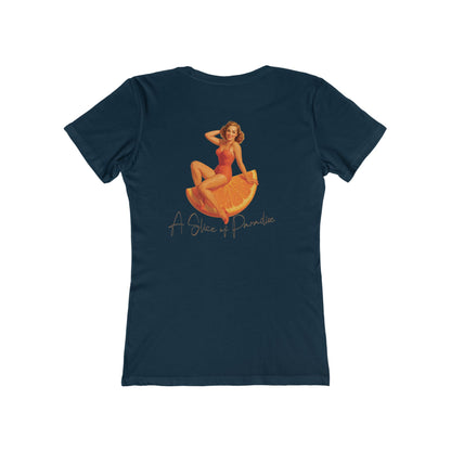 A Slice of Paradise Feminine-Fit Tee🌞🍊