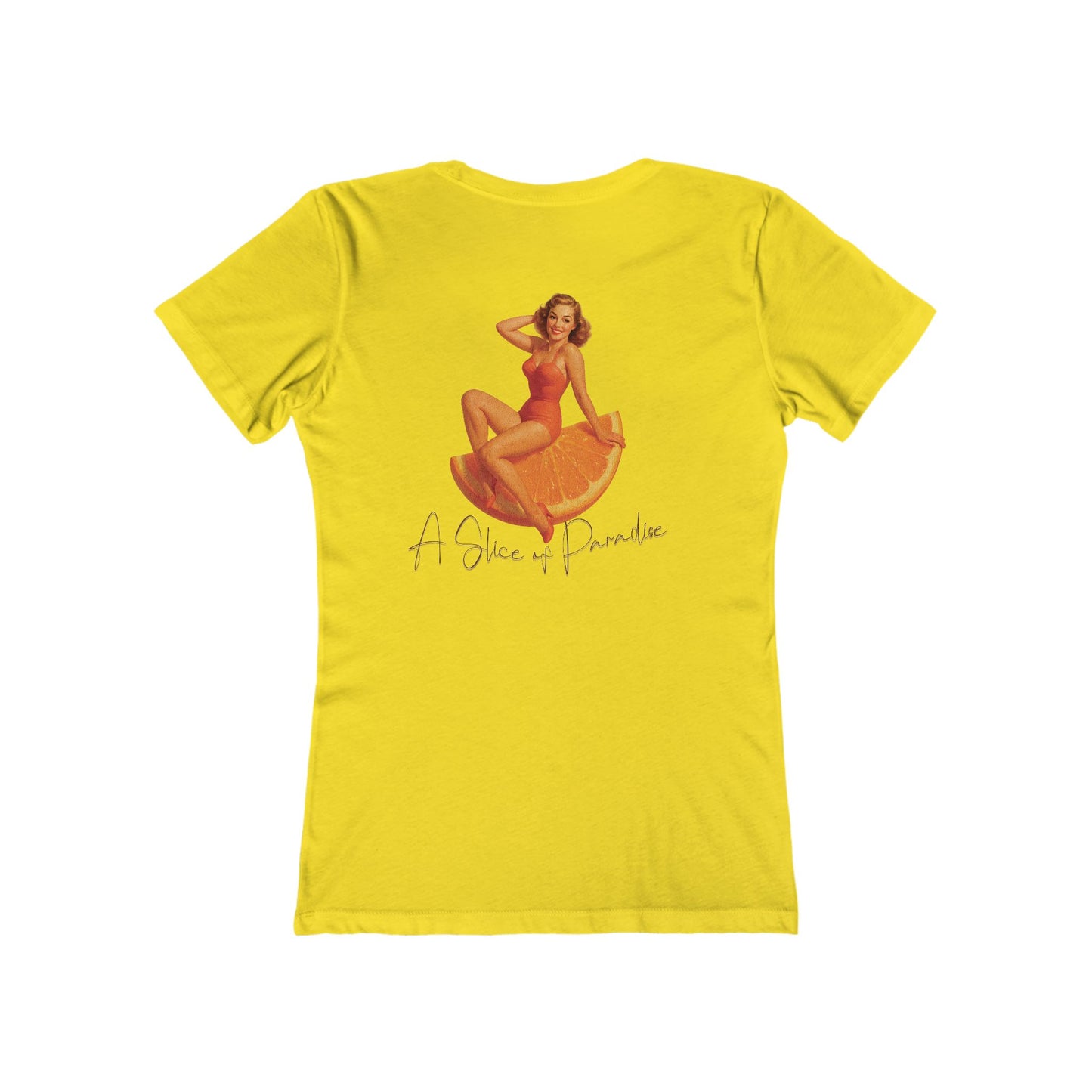 A Slice of Paradise Feminine-Fit Tee🌞🍊
