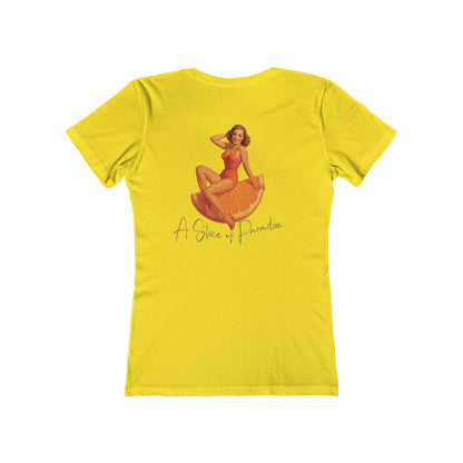 A Slice of Paradise Feminine-Fit Tee🌞🍊