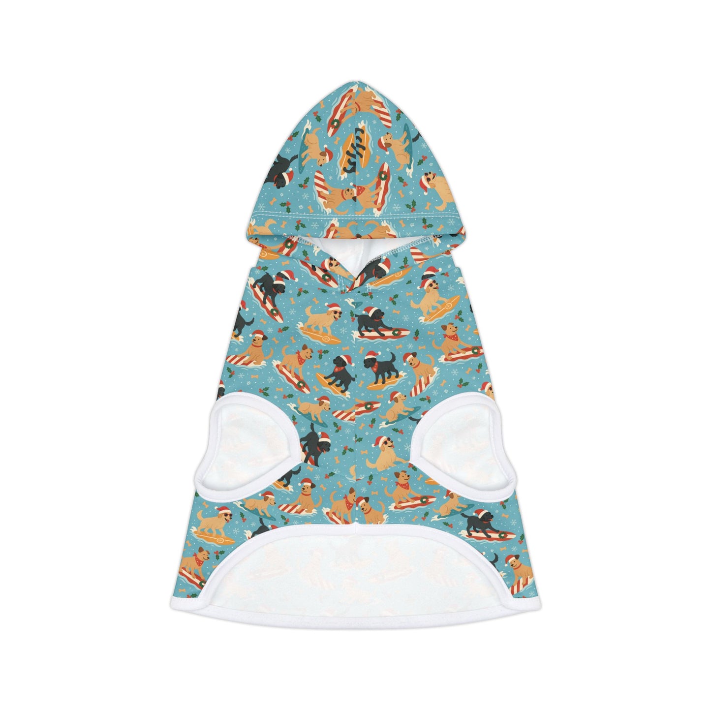 Surfin' Santa Paws Pet Hoodie