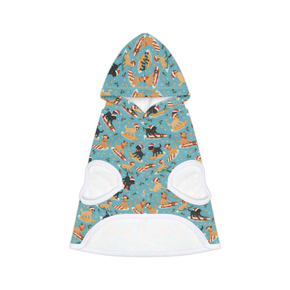 Surfin' Santa Paws Pet Hoodie