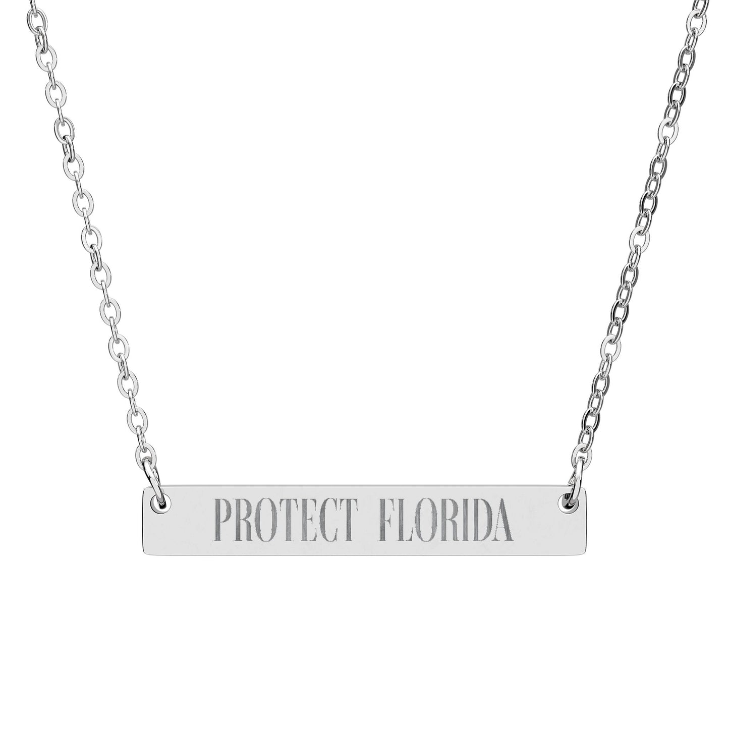 Protect Florida Horizontal Bar Necklace🛡️