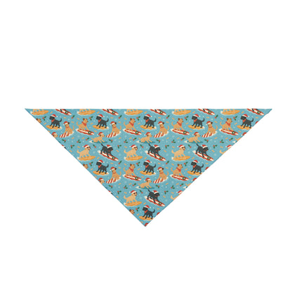 Surfin' Santa Paws Pet Bandana