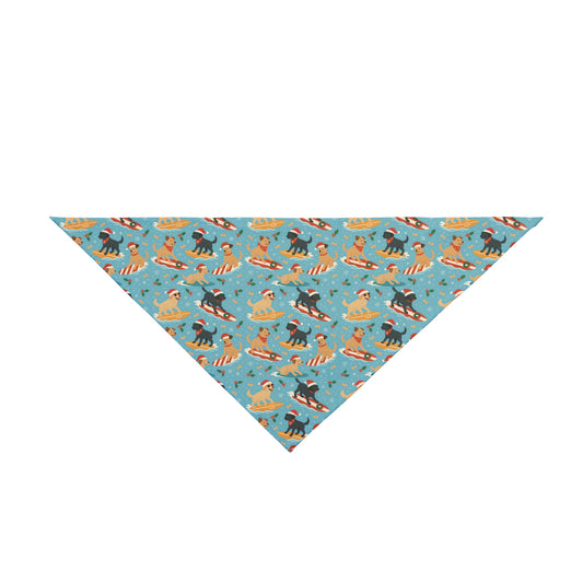 Surfin' Santa Paws Pet Bandana