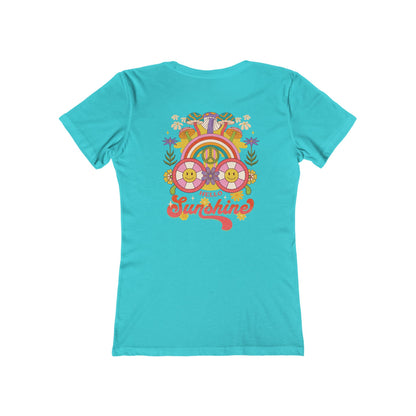 Hello Sunshine Feminine-Fit Tee☮️🌼