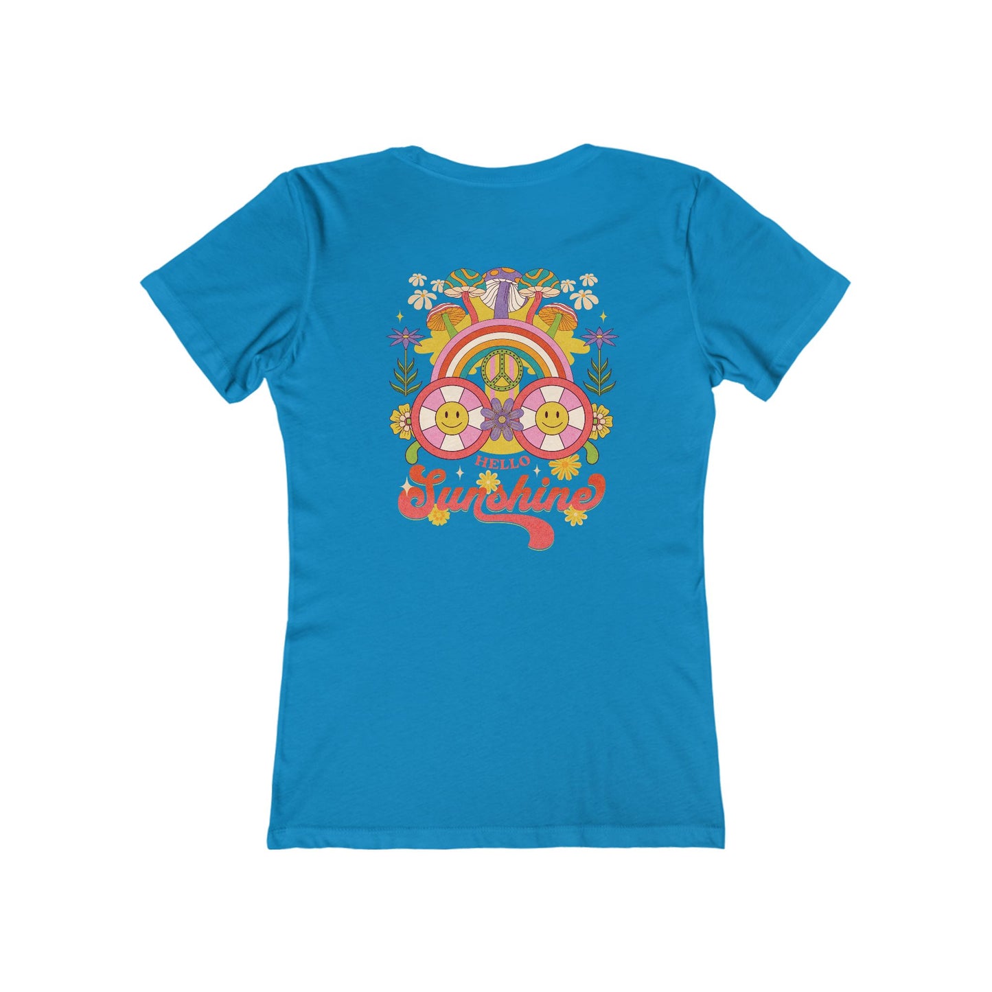 Hello Sunshine Feminine-Fit Tee☮️🌼