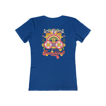 Hello Sunshine Feminine-Fit Tee☮️🌼