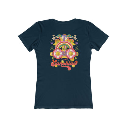 Hello Sunshine Feminine-Fit Tee☮️🌼