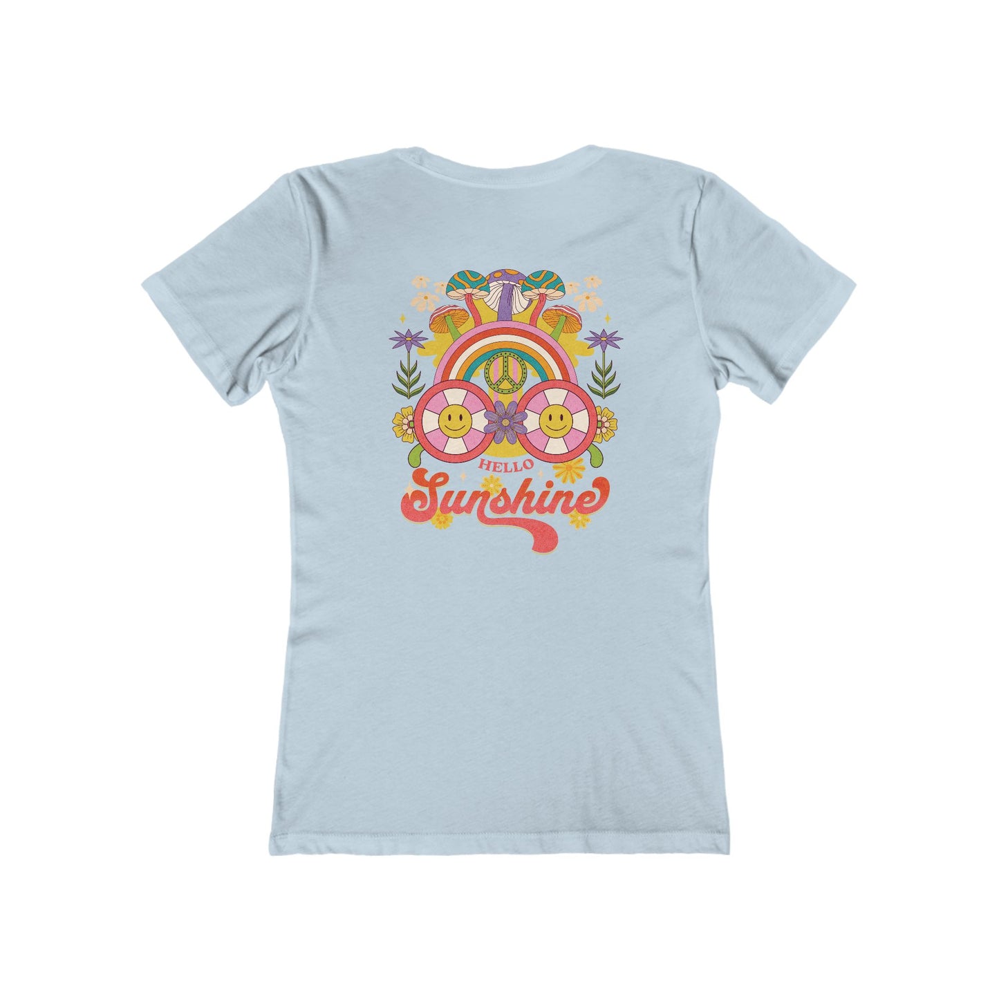 Hello Sunshine Feminine-Fit Tee☮️🌼