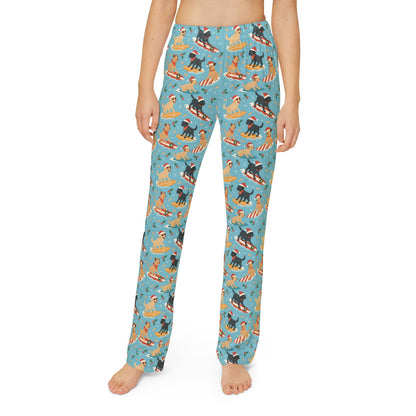 Surfin' Santa Paws Kids Lounge Pants