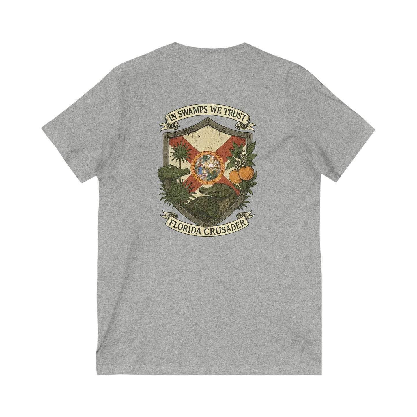 🛡️Florida Crusader V-Neck Tee