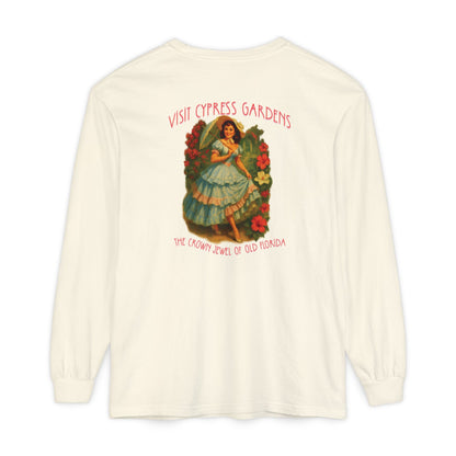 Vintage Cypress Gardens Long Sleeve Tee🌺🌿