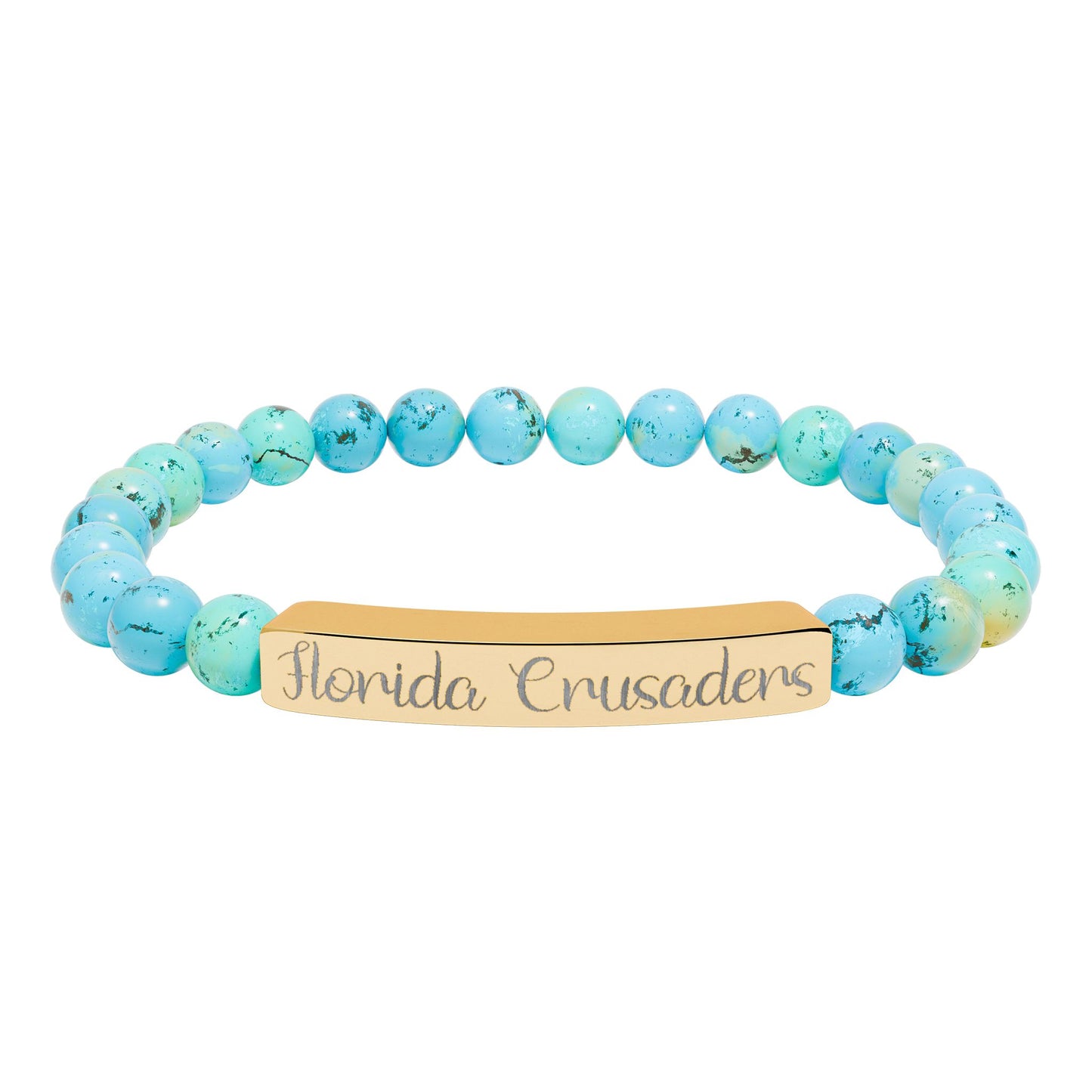 Florida Crusaders Natural Stone Bracelet 💎