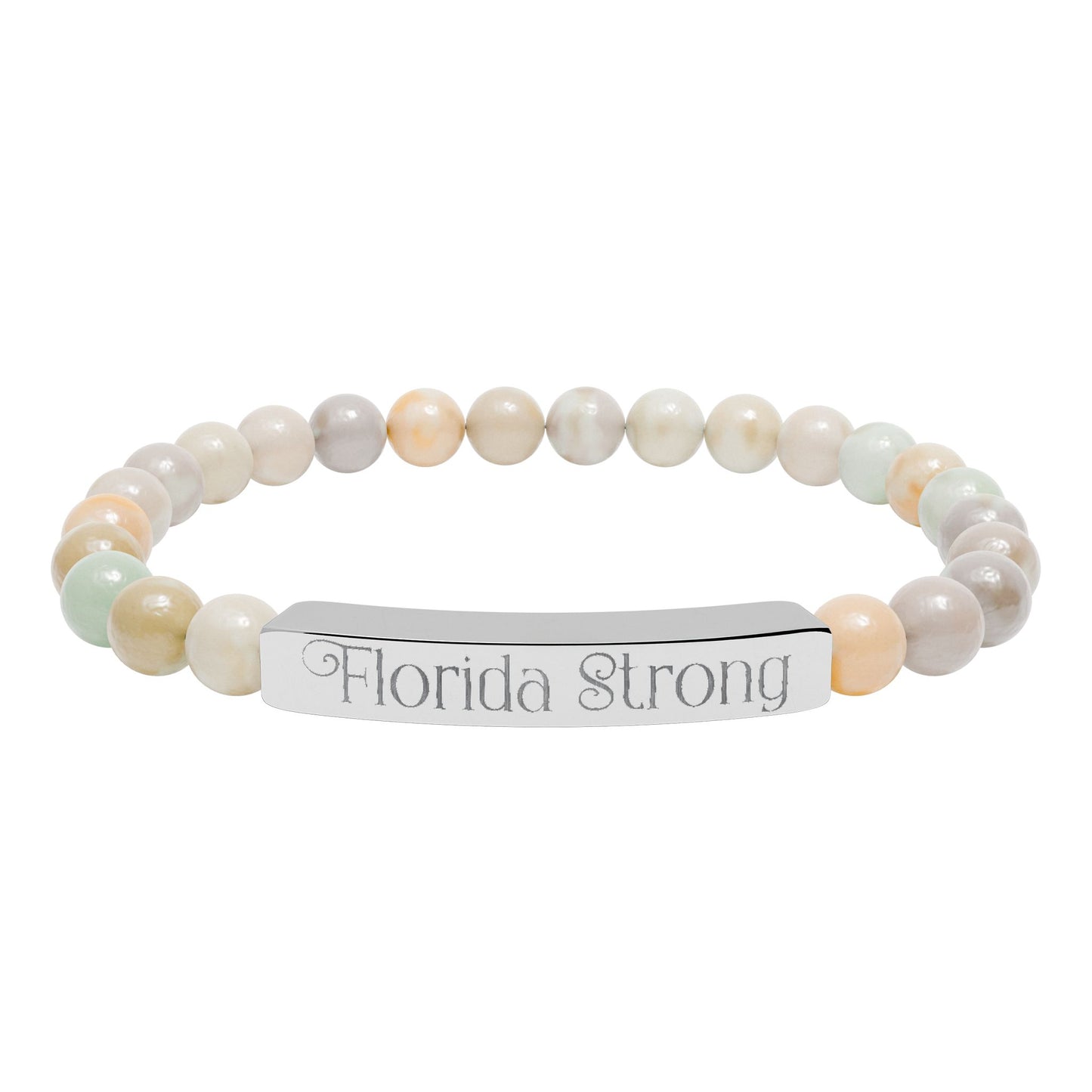 Florida Strong Natural Stone Bracelet