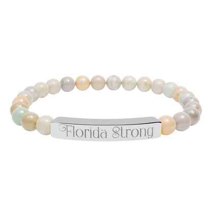Florida Strong Natural Stone Bracelet