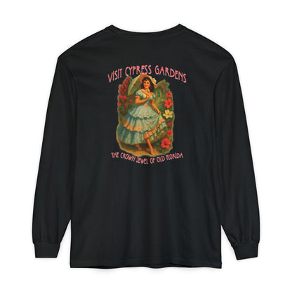 Vintage Cypress Gardens Long Sleeve Tee🌺🌿
