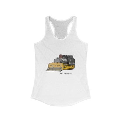 Tread Back Racerback Tank