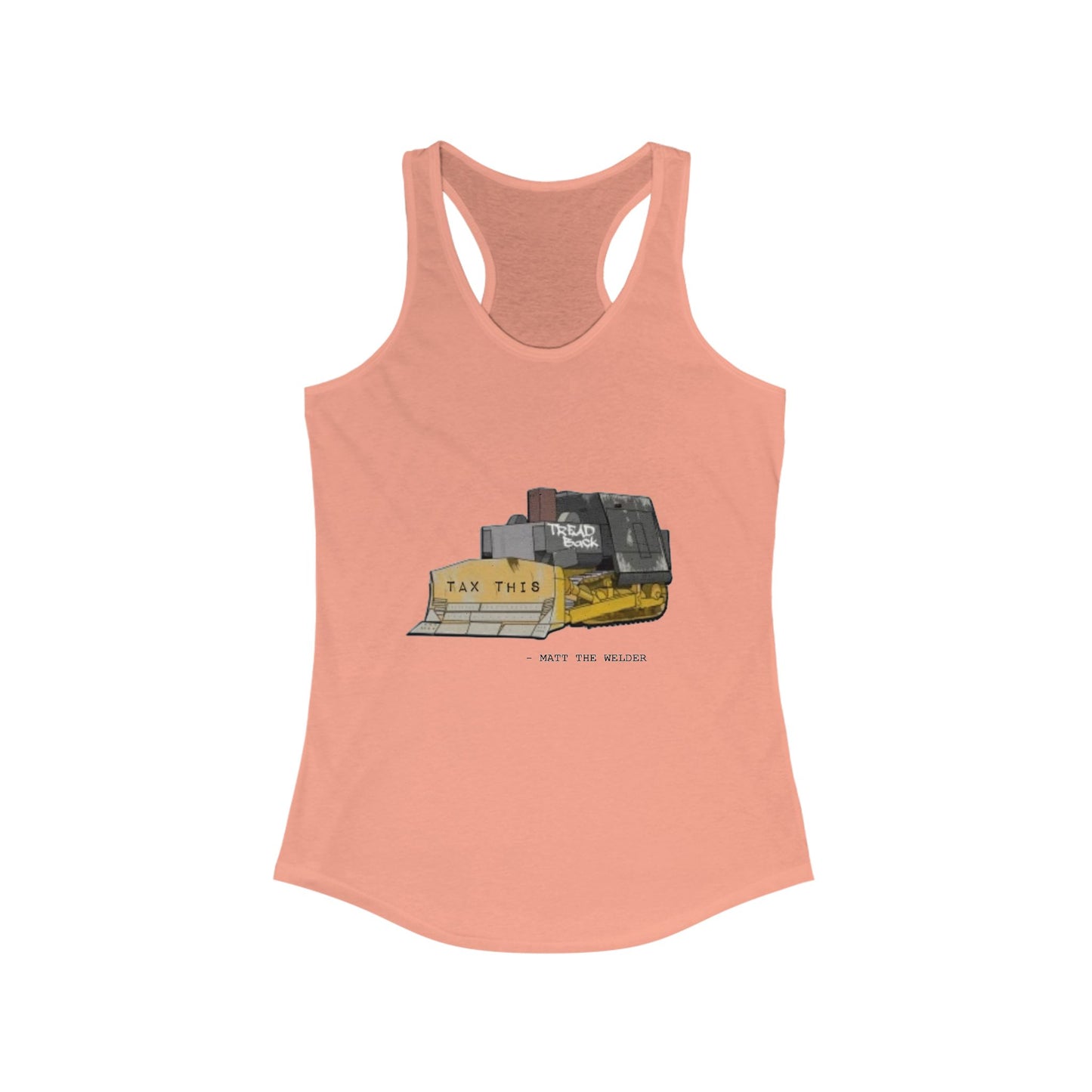 Tread Back Racerback Tank