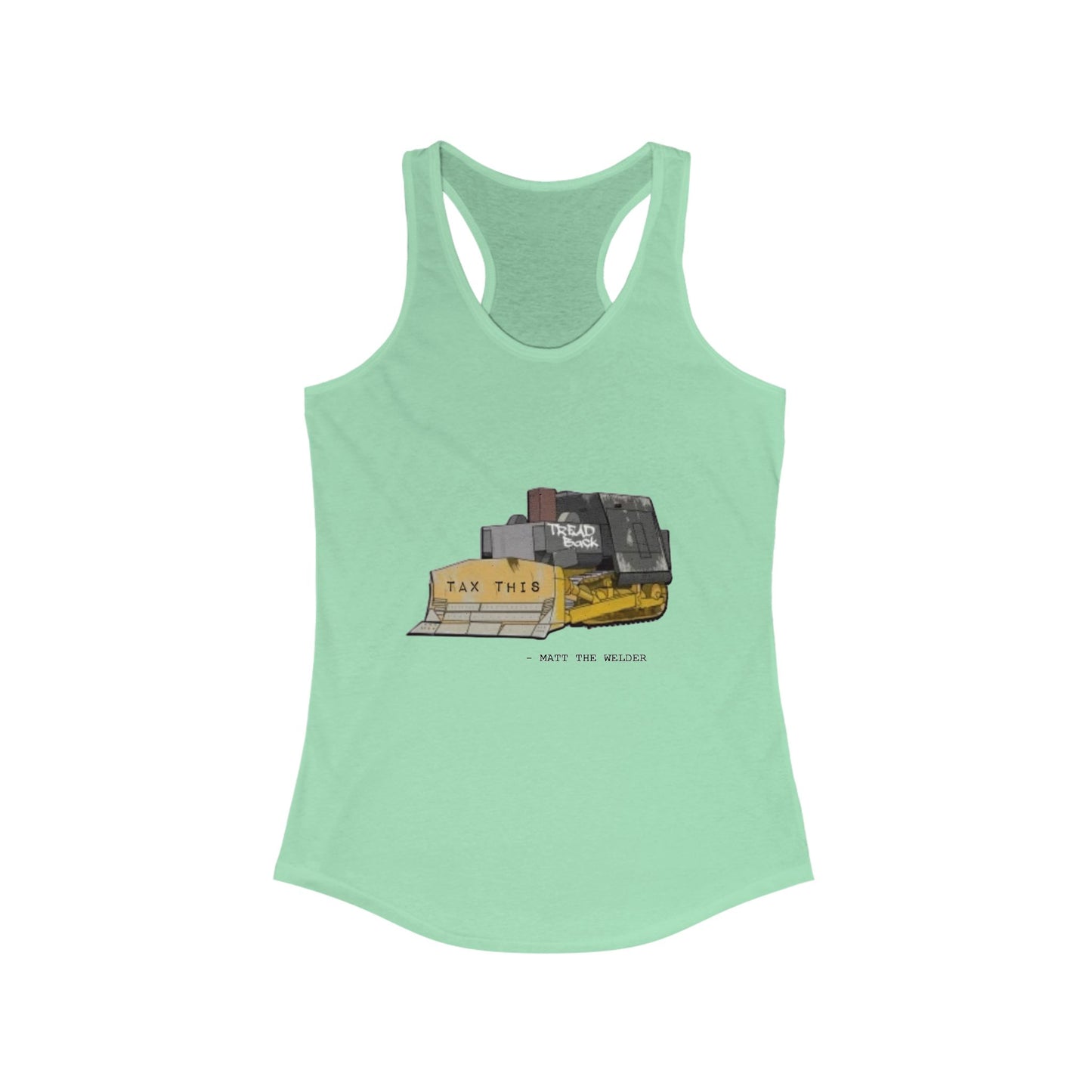 Tread Back Racerback Tank