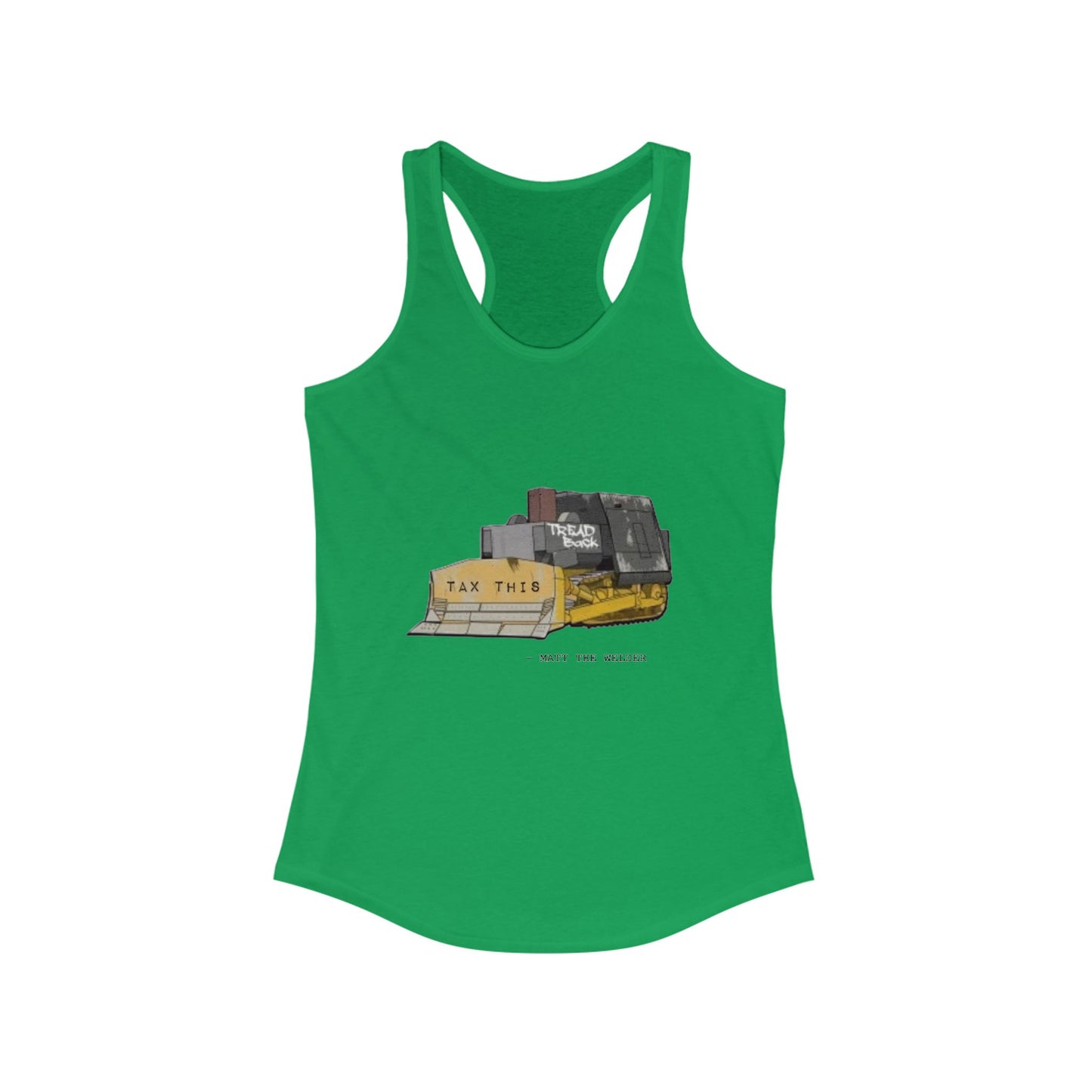 Tread Back Racerback Tank