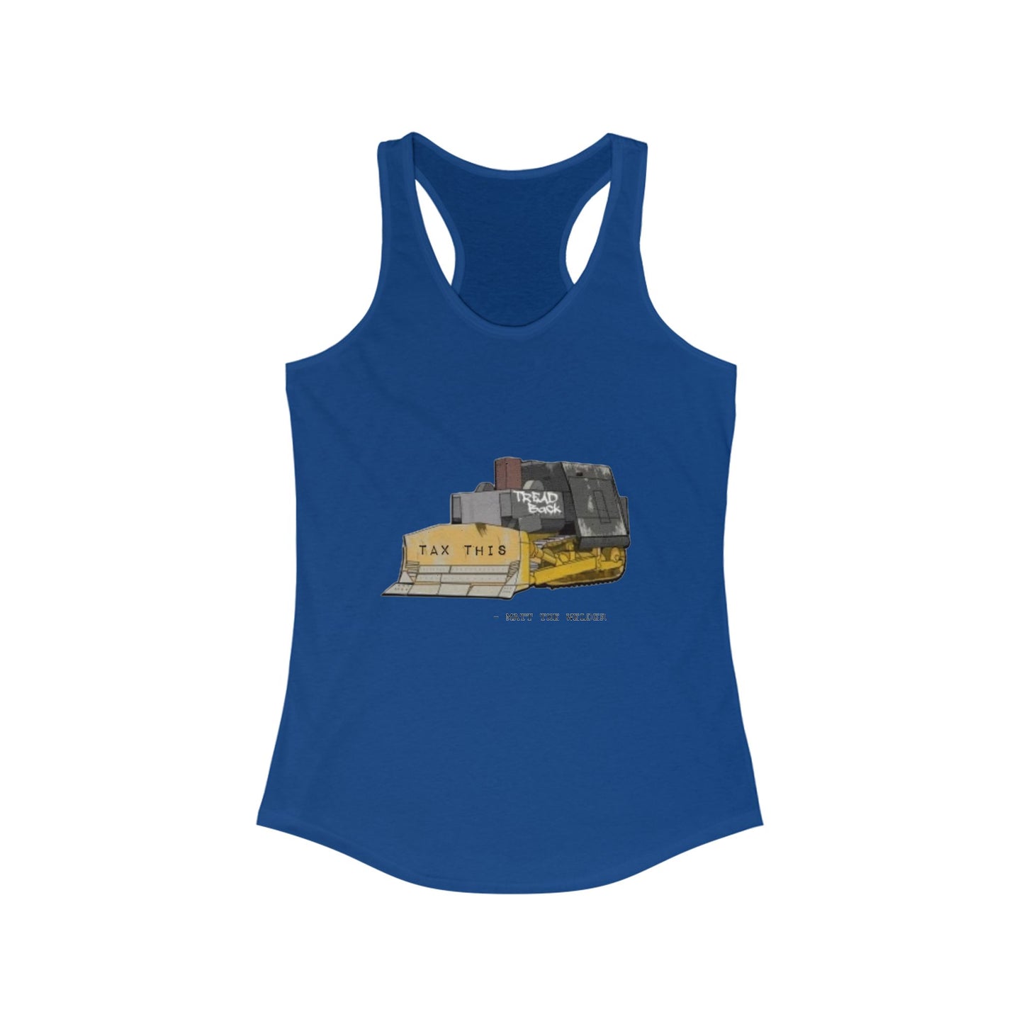 Tread Back Racerback Tank