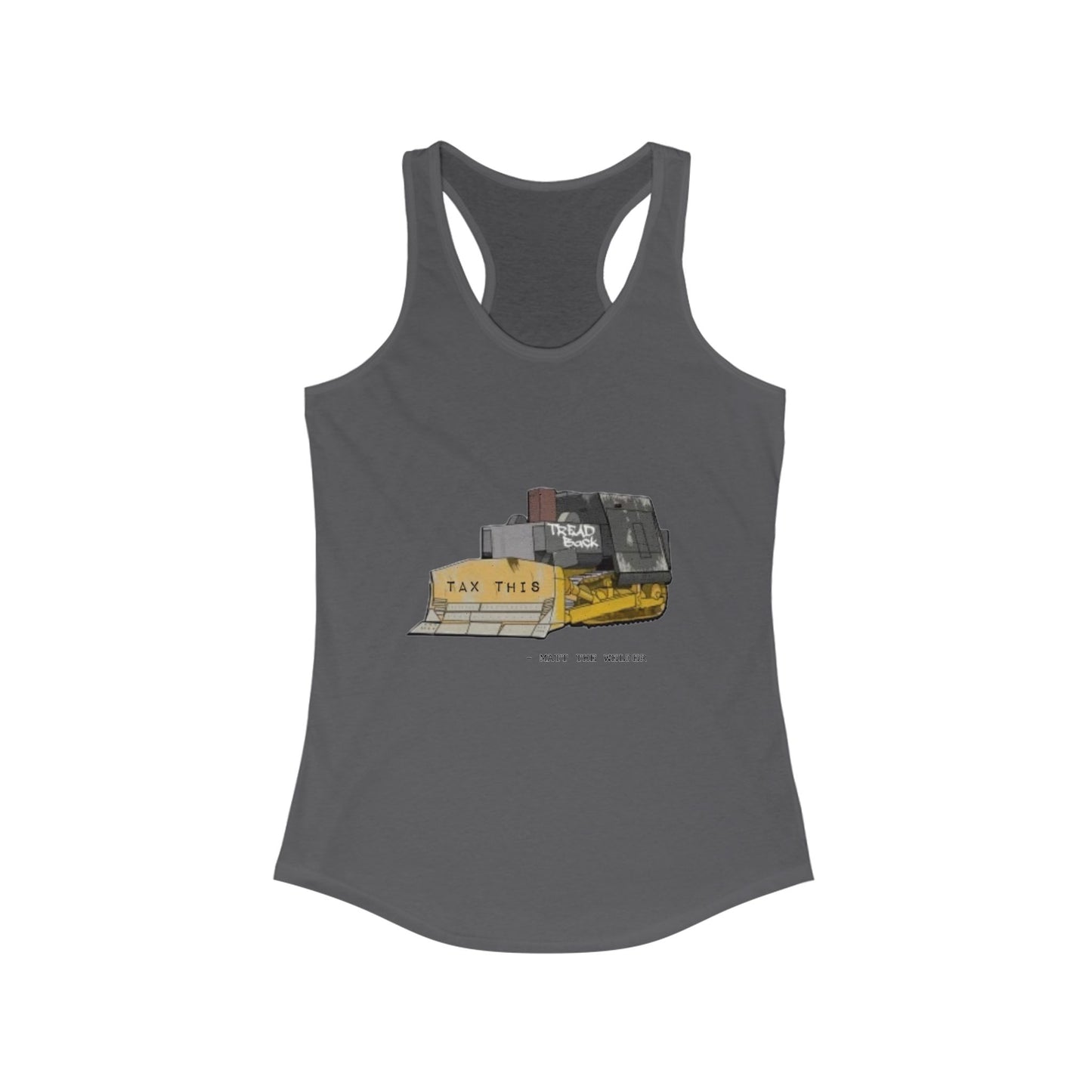 Tread Back Racerback Tank