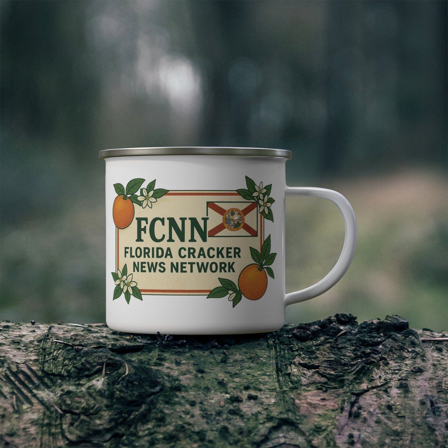FCNN Enamel Mug